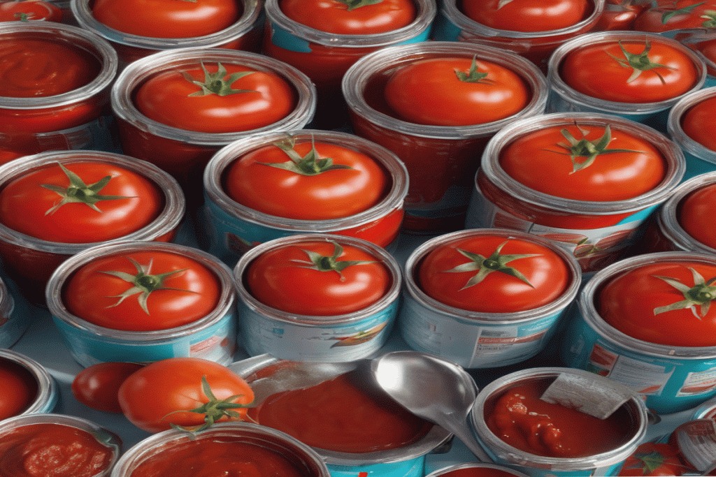 فرآیند تولید رب گوجه فرنگی